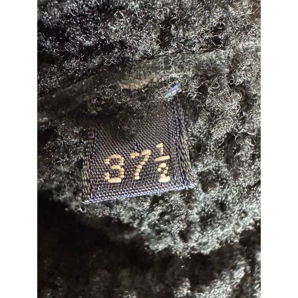 Hogan Suede Wedge Black Boots 37.5 Designer Leather Sherpa Lined Ski Snow Luxury - Picture 11 of 11